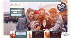 Desktop Screenshot of almahouse.co.uk